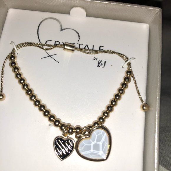 Gold heart bracelet - Picture 3 of 3